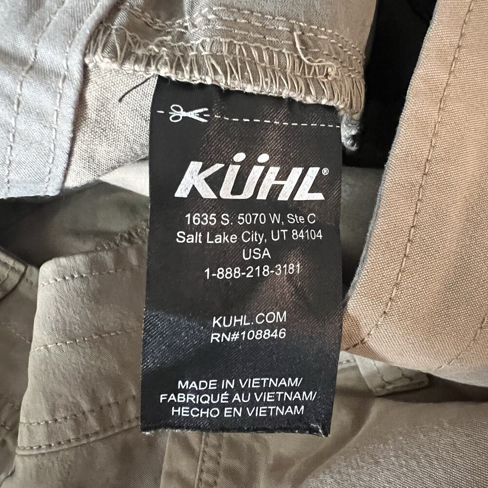 Kuhl Slax Pants Men's 38x32 Stretch Hiking Chino Outdoor Casual Brown NICE - Picture 7 of 9